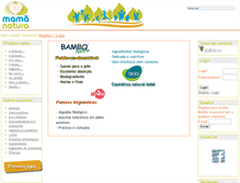Tablet Screenshot of mamanatura.pt